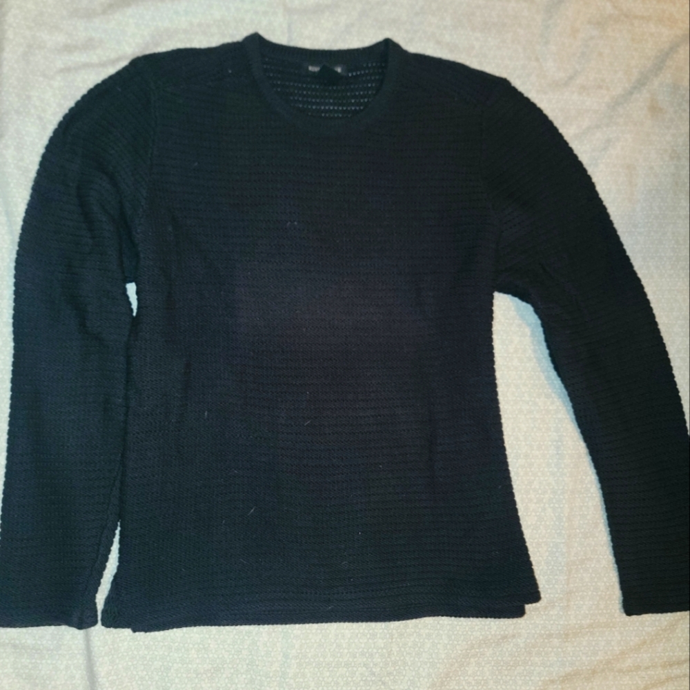 Kenneth Cole men's black knit sweater